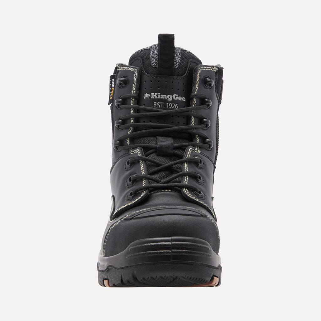 King Gee ONYX 6Z Puncture - Resistant Work Boot (K27998) - AJP Industrial Supplies - K27998 - Black - 3 AU/UK