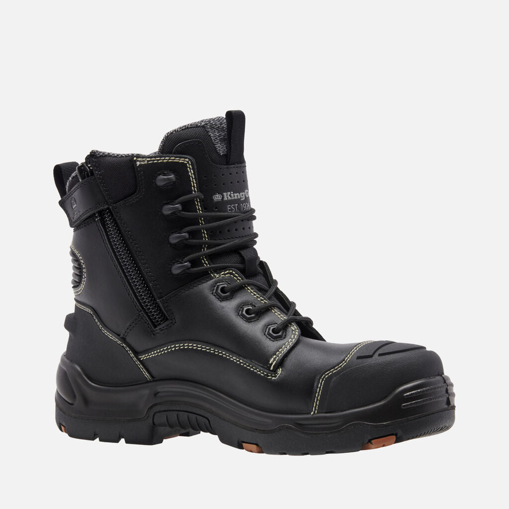 King Gee ONYX 6Z Puncture - Resistant Work Boot (K27998) - AJP Industrial Supplies - K27998 - Black - 3 AU/UK