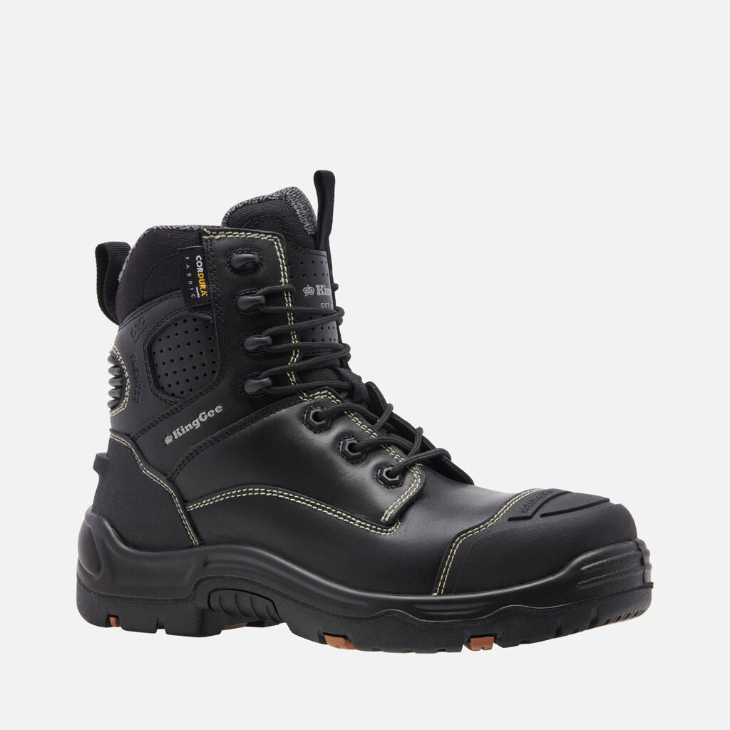King Gee ONYX 6Z Puncture - Resistant Work Boot (K27998) - AJP Industrial Supplies - K27998 - Black - 3 AU/UK