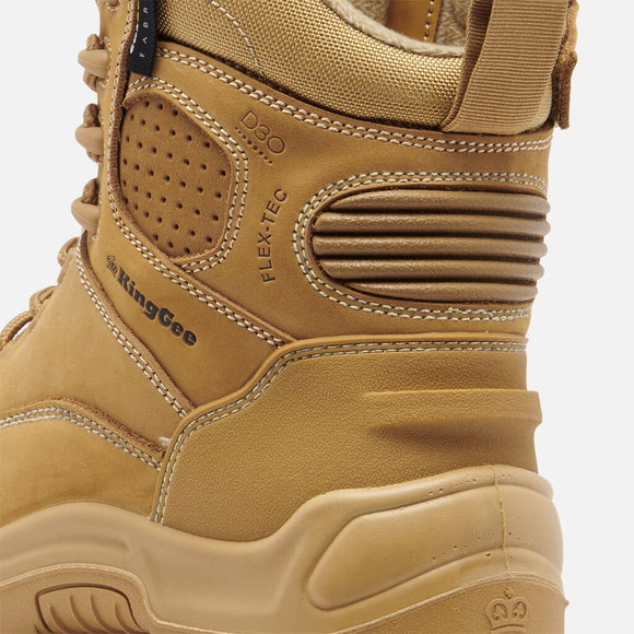 King Gee ONYX 6Z Puncture - Resistant Work Boot (K27999) - AJP Industrial Supplies - K27999 - Wheat - 3 AU/UK