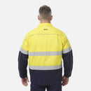 King Gee Originals Hi - Vis Reflective Cotton Drill Work Jacket (K55905) - AJP Industrial Supplies - K55905 - Orange/Navy - 2XS