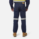 King Gee Reflective Denim Work Jeans (K53030) - AJP Industrial Supplies - K53030 - Stonewash - 77R