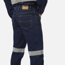 King Gee Reflective Denim Work Jeans (K53030) - AJP Industrial Supplies - K53030 - Stonewash - 77R
