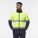 King Gee Reflective Spliced Softshell Jacket (K55034) - AJP Industrial Supplies - K55034 - Orange/Navy - 2XS