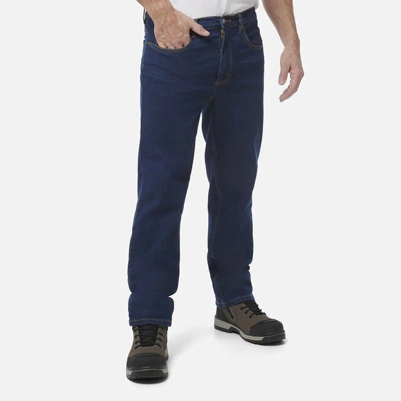 King Gee Stretch Denim Work Jeans (K03390) - AJP Industrial Supplies - K03390 - Stonewash - 77R