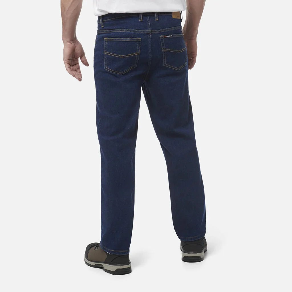 King Gee Stretch Denim Work Jeans (K03390) - AJP Industrial Supplies - K03390 - Stonewash - 77R