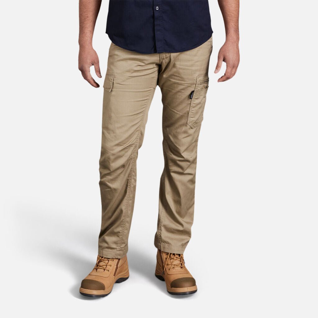 King Gee Tradies Summer Lightweight Cargo Work Pants (K13290) - AJP Industrial Supplies - K13290 - Khaki - 67R
