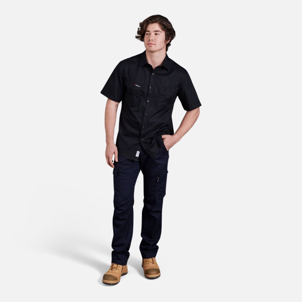 King Gee Tradies Summer Lightweight Cargo Work Pants (K13290) - AJP Industrial Supplies - K13290 - Black - 67R