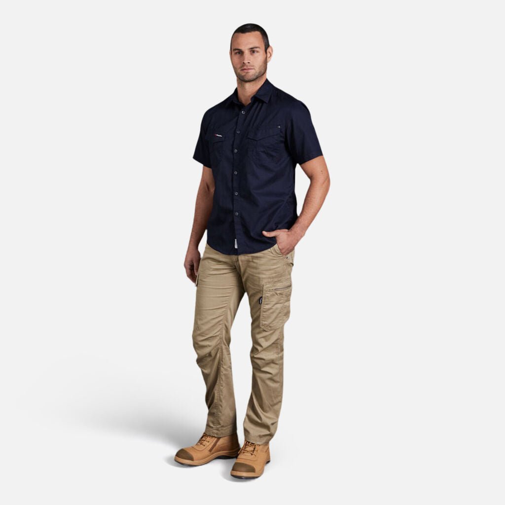 King Gee Tradies Summer Lightweight Cargo Work Pants (K13290) - AJP Industrial Supplies - K13290 - Black - 67R