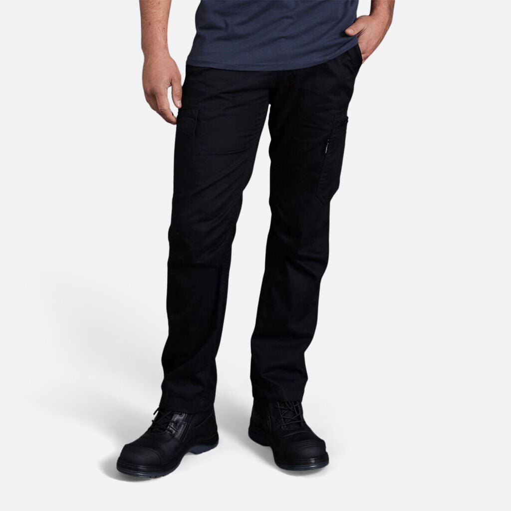 King Gee Tradies Summer Lightweight Cargo Work Pants (K13290) - AJP Industrial Supplies - K13290 - Black - 67R