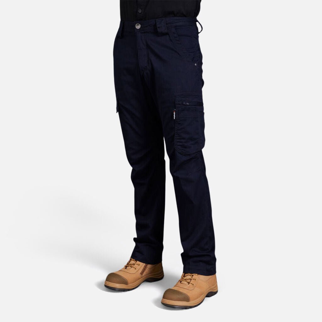King Gee Tradies Summer Lightweight Cargo Work Pants (K13290) - AJP Industrial Supplies - K13290 - Black - 67R