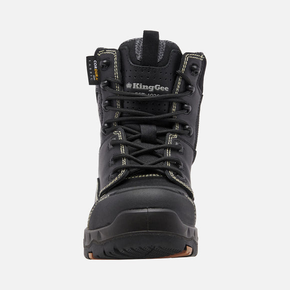 King Gee Women's ONYX 6CZ Composite Toe Work Boot (K28004) - AJP Industrial Supplies - K28004 - Black - 4 AU/US Women