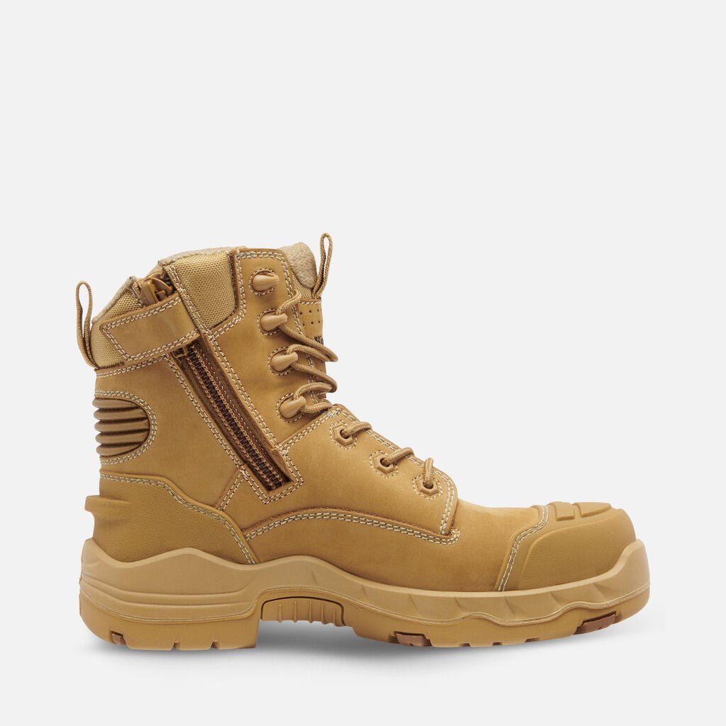 King Gee Women's ONYX 6CZ Composite Toe Work Boot (K28005) - AJP Industrial Supplies - K28005 - Wheat - 4 AU/US Women