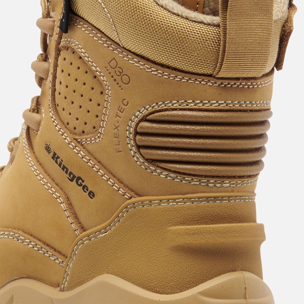 King Gee Women's ONYX 6CZ Composite Toe Work Boot (K28005) - AJP Industrial Supplies - K28005 - Wheat - 4 AU/US Women