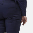 King Gee Women's Stretch Biomotion Reflective Work Pants (K43010) - AJP Industrial Supplies - K43010 - Navy - 12 - Curved