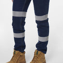 King Gee Women's Stretch Jean (K43019) - AJP Industrial Supplies - K43019 - Stonewash - 12 Curved