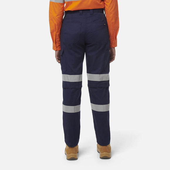 King Gee Women's Workcool Cargo Pant Taped (K43022) - AJP Industrial Supplies - K43022 - Navy - 10 - Curved