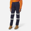 King Gee Women's Workcool Cargo Pant Taped (K43022) - AJP Industrial Supplies - K43022 - Navy - 10 - Curved