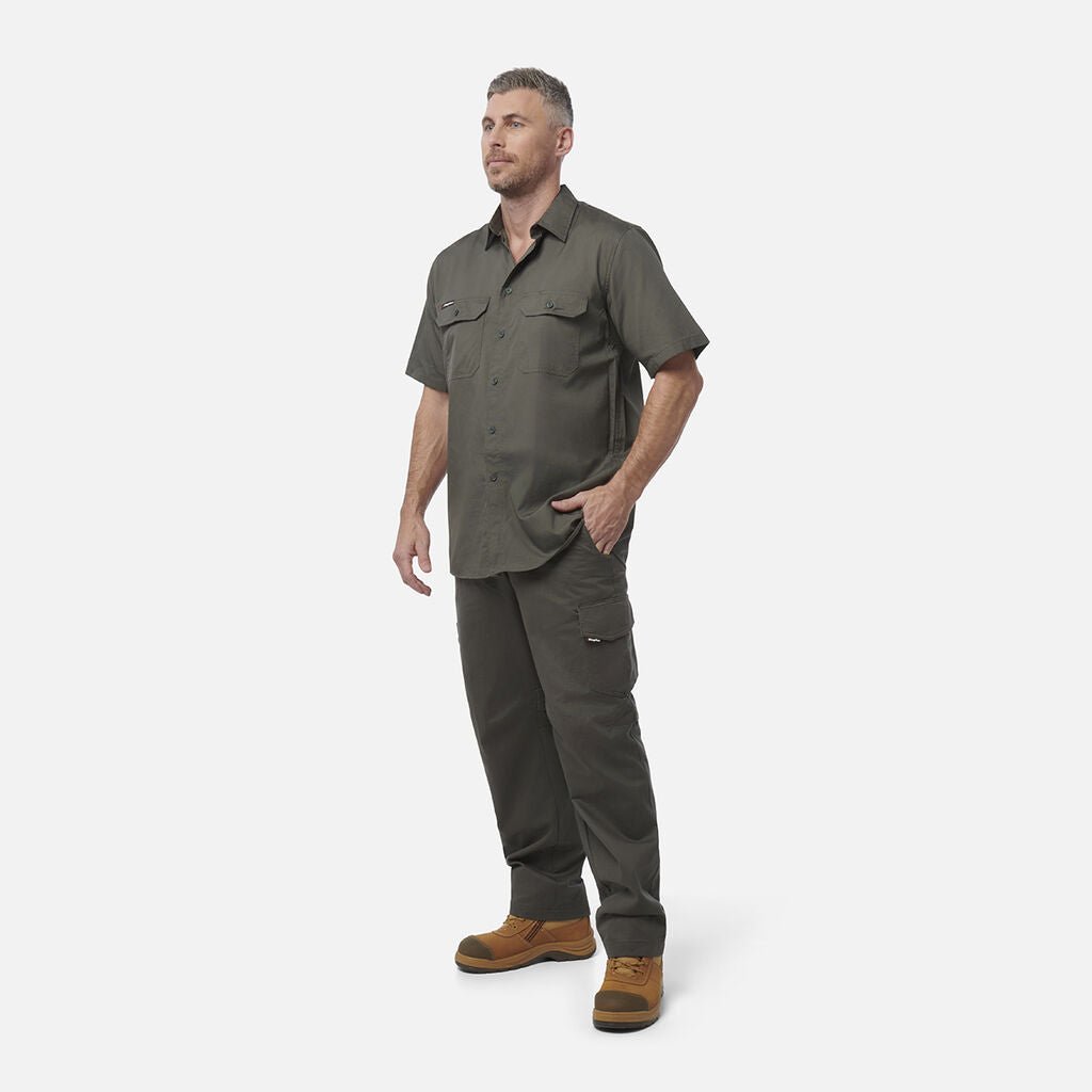 King Gee Workcool 2 Lightweight Ripstop Work Pants (K13820) - AJP Industrial Supplies - K13820 - Black - 72R