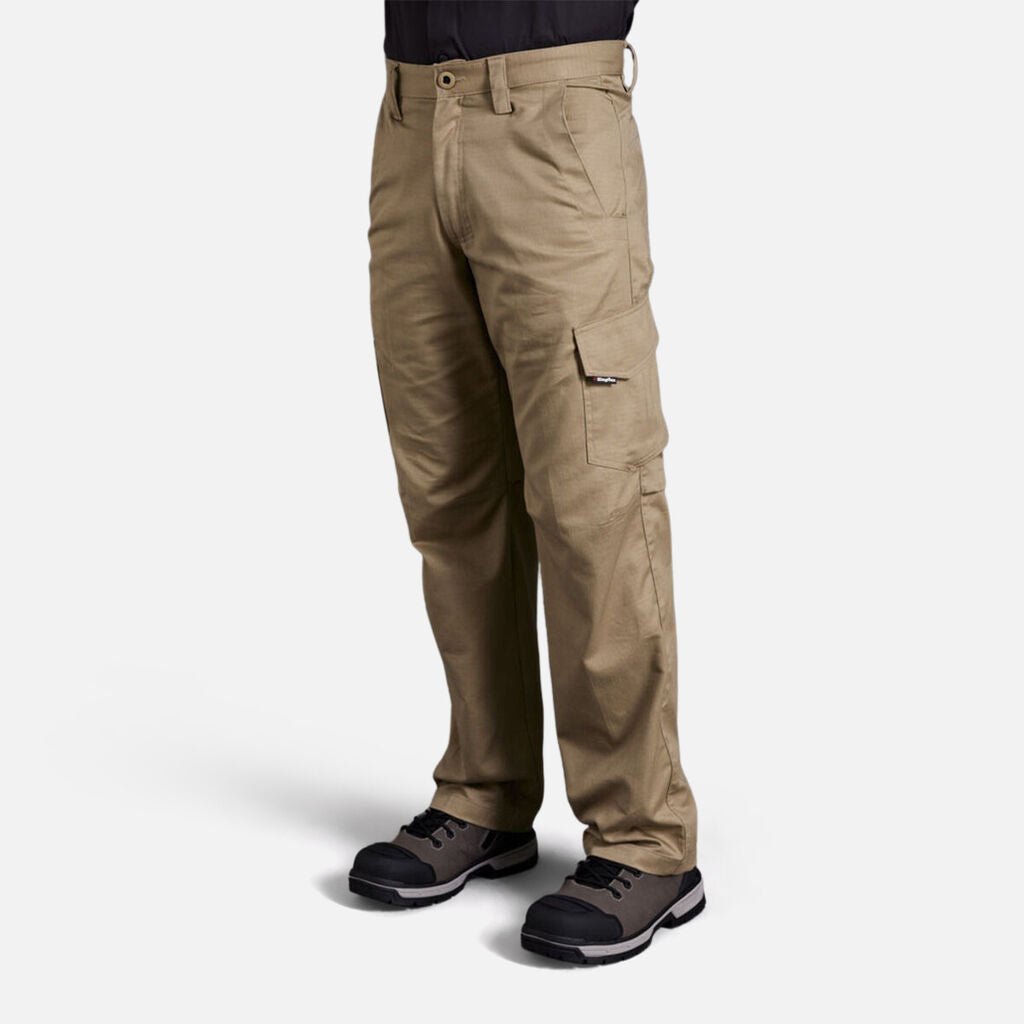 King Gee Workcool 2 Lightweight Ripstop Work Pants (K13820) - AJP Industrial Supplies - K13820 - Black - 72R