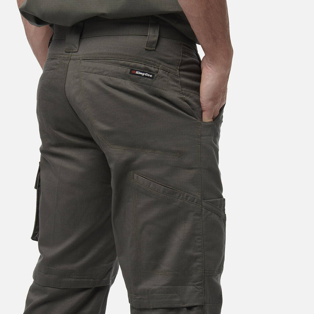 King Gee Workcool 2 Lightweight Ripstop Work Pants (K13820) - AJP Industrial Supplies - K13820 - Black - 72R