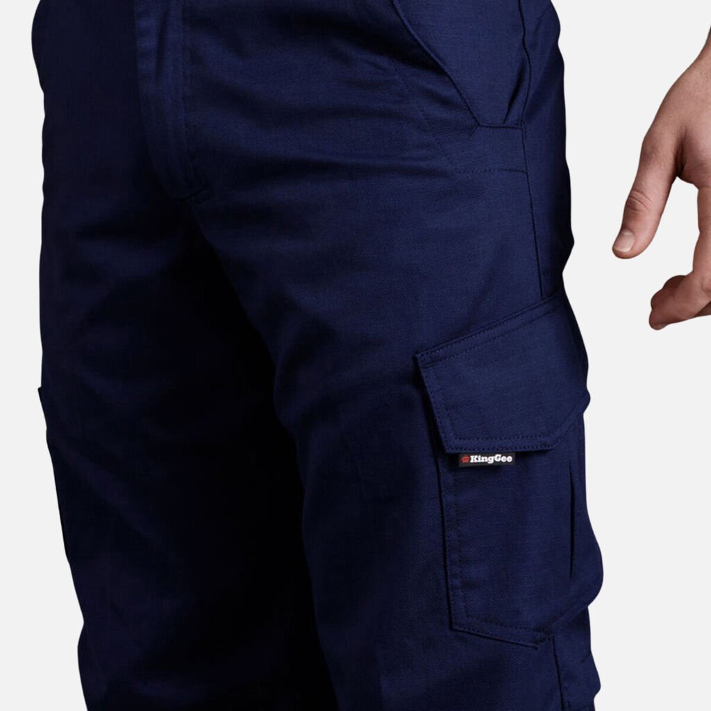 King Gee Workcool 2 Lightweight Ripstop Work Pants (K13820) - AJP Industrial Supplies - K13820 - Black - 72R
