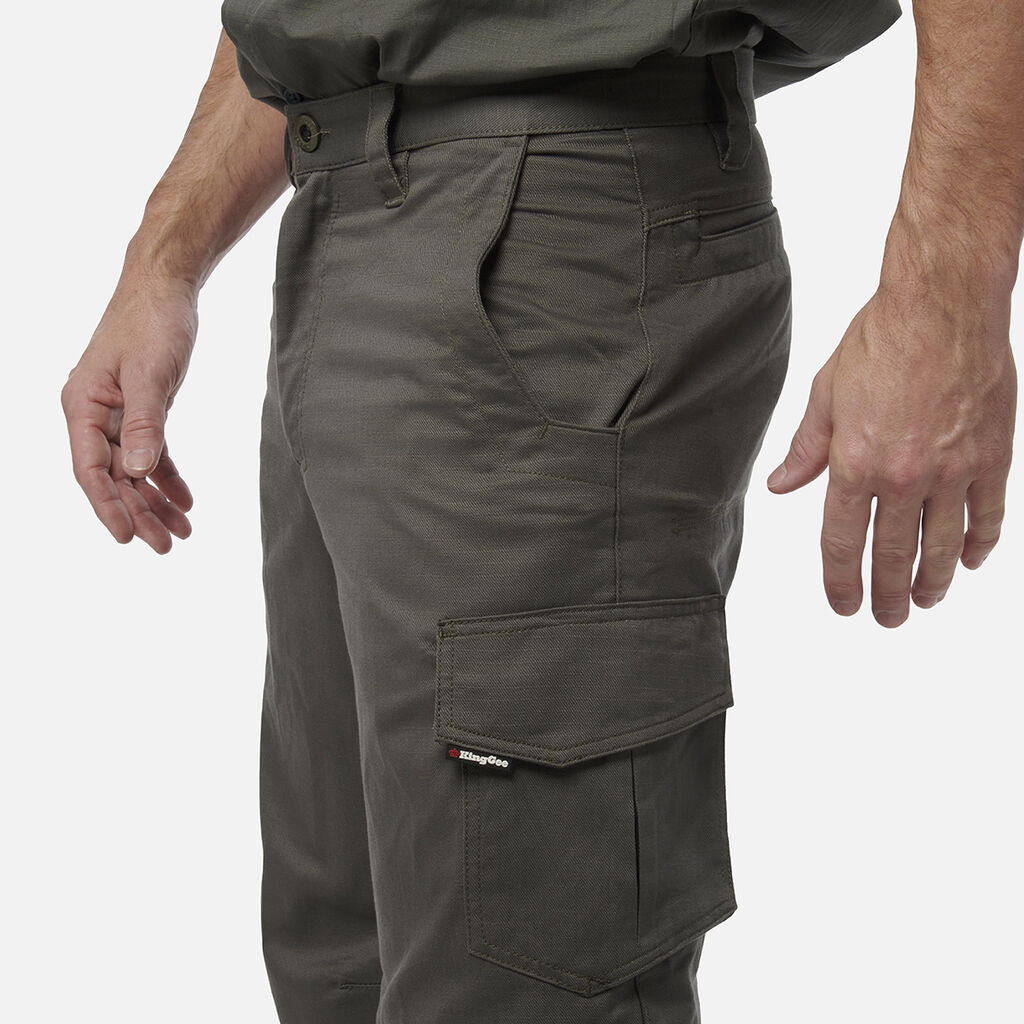 King Gee Workcool 2 Lightweight Ripstop Work Pants (K13820) - AJP Industrial Supplies - K13820 - Black - 72R