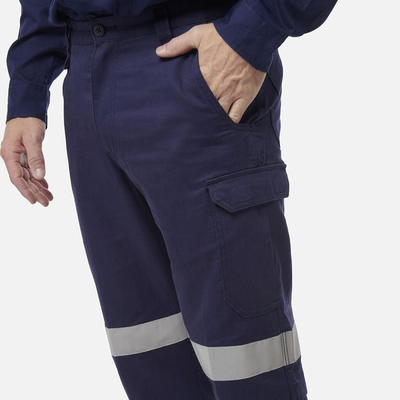 King Gee Workcool Cargo Pant Taped (K53012) - AJP Industrial Supplies - K53012 - Navy - 67R