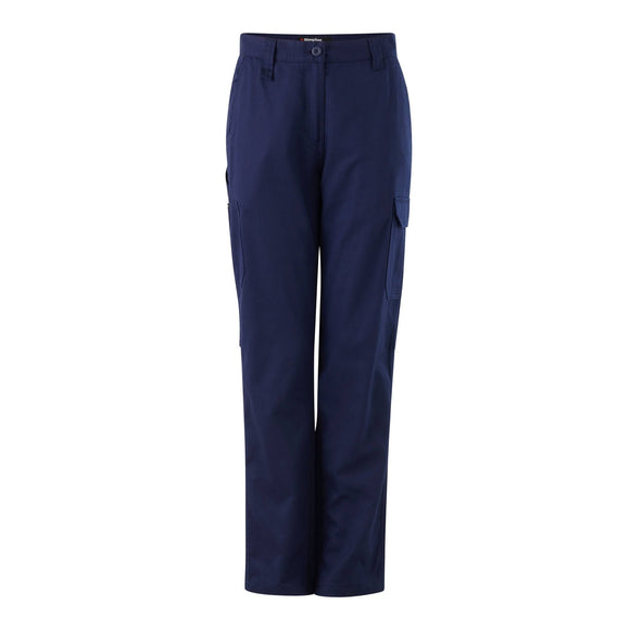 KingGee Womens Workcool Cargo Pant (Navy) - AJP Industrial Supplies - WWG - K43021 - NAV - 14CUR