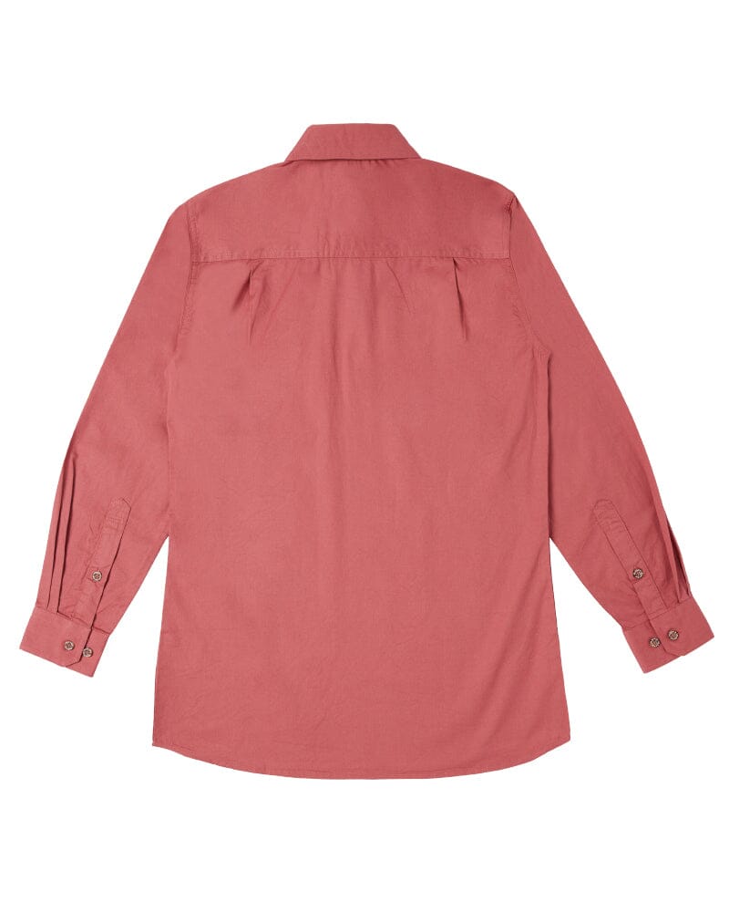 Ladies Closed Front Shirt LS - Canyon - AJP Industrial Supplies - ritemate - rm300cf - canyon - 6