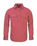 Ladies Closed Front Shirt LS - Canyon - AJP Industrial Supplies - ritemate - rm300cf - canyon - 6