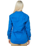 Ladies Closed Front Shirt LS - Cobalt Blue - AJP Industrial Supplies - Ritemate - RM300CF - Cobalt - Blue - 6