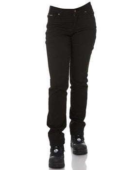 Ladies Cotton Stretch Jeans - Black - AJP Industrial Supplies - ritemate - rmpc015 - blk - 6