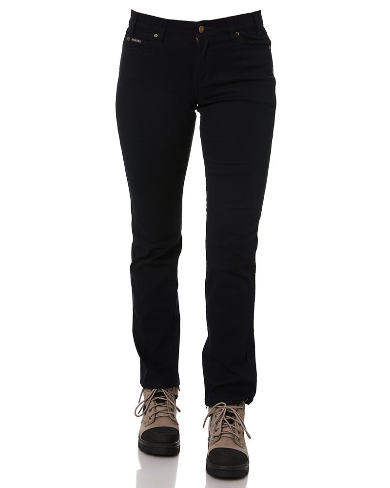 Ladies Cotton Stretch Jeans - Ink - AJP Industrial Supplies - ritemate - rmpc015 - i - 6