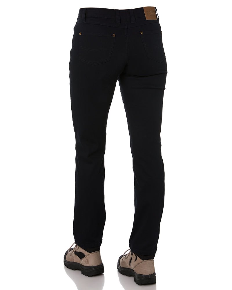 Ladies Cotton Stretch Jeans - Ink - AJP Industrial Supplies - ritemate - rmpc015 - i - 6