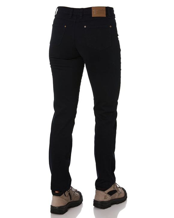 Ladies Cotton Stretch Jeans - Ink - AJP Industrial Supplies - ritemate - rmpc015 - i - 6