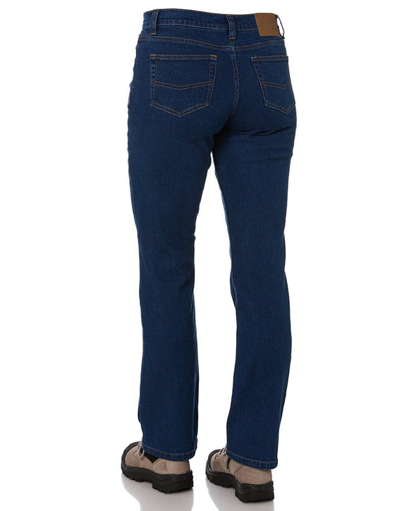 Ladies Stretch Denim Jeans - Denim - AJP Industrial Supplies - ritemate - rm220lsd - 6