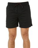 Light Weight Elastic Waist Utility Short - Black - AJP Industrial Supplies - ritemate - rm1010 - blk - xs
