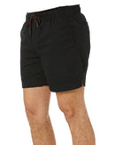 Light Weight Elastic Waist Utility Short - Black - AJP Industrial Supplies - ritemate - rm1010 - blk - xs