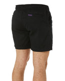 Light Weight Elastic Waist Utility Short - Black - AJP Industrial Supplies - ritemate - rm1010 - blk - xs