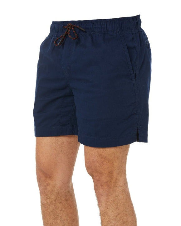 Light Weight Elastic Waist Utility Short - Navy - AJP Industrial Supplies - ritemate - rm1010 - nvy - xs