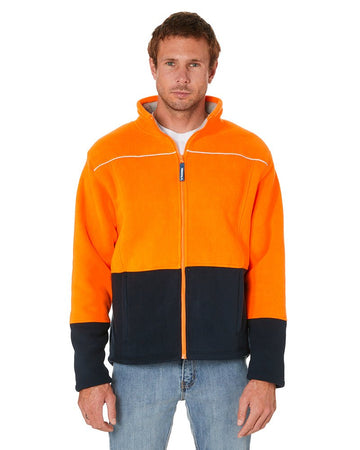 LUMBER Hi Vis Jacket - Orange/Navy - AJP Industrial Supplies - *rainbird - 8471 - on - xs