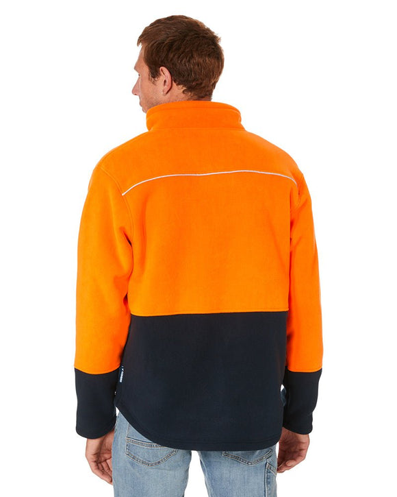 LUMBER Hi Vis Jacket - Orange/Navy - AJP Industrial Supplies - *rainbird - 8471 - on - xs