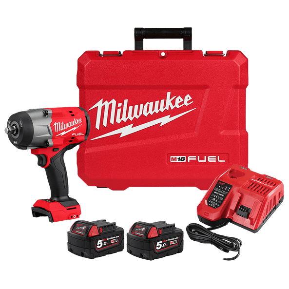 Milwaukee M18 FUEL™ 1/2" High Torque Impact Wrench with Friction Ring Kit - AJP Industrial Supplies - M18FHIW2F12502C