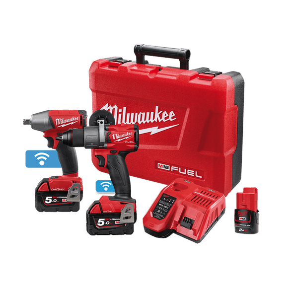 Milwaukee M18 FUEL ONE - KEY 2 Piece Power Pack 2B2 - AJP Industrial Supplies - 18C - M18ONEPP2B2 - 502C