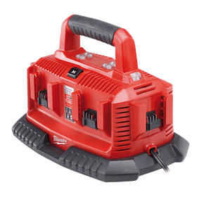 Milwaukee M18 Six Pack Sequential Charger - AJP Industrial Supplies - 18C - M1418C6