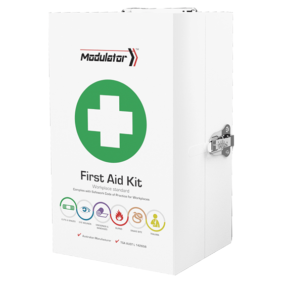 MODULATOR 4 Series Metal Cabinet First Aid - AJP Industrial Supplies - AFAKMODM4