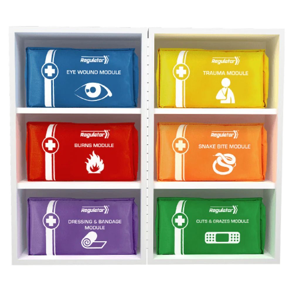 MODULATOR 4 Series Metal Cabinet First Aid - AJP Industrial Supplies - AFAKMODM4