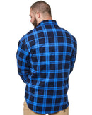 Open Front Flannelette Shirt - Royal/Navy - AJP Industrial Supplies - ritemate - rm123sof - roy/nvy - xs
