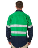 Open Front LS Shirt With Tape - Emerald/Navy - AJP Industrial Supplies - ritemate - rm1050r - en - xxs